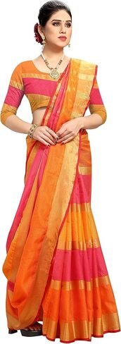 ساري كوتا دوريا القطني للسيدات مع قطعة بلوزة غير مخيطة in Kuwait