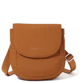 Baggallini Swift Flap Mini 6.3"x7" محفظة سفر صغيرة خفيفة الوزن مع حزام حول الجسم وRFID in Kuwait