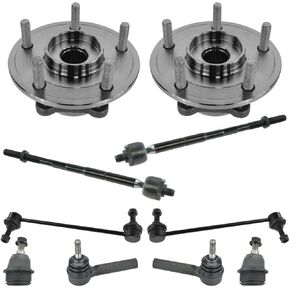 10pc Tie Rod Wheel Bearing Ball Joint & Sway Bar Kit 10 Piece for Dodge for Journey 3.5L 2009-2010 & 2.4L 2009-2020 & 3.6L 2011-2019 in Kuwait