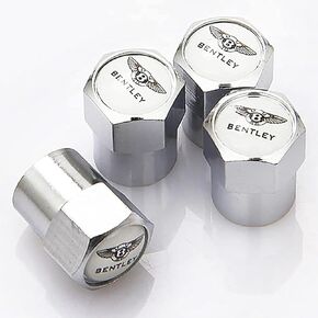 Car Tire Valve Stem Caps for Bentley Valve Covers Replacement Dustproof Waterproof Anti-Rust Cars Wheel Tyre Air Valve Caps in Saudi Arabia