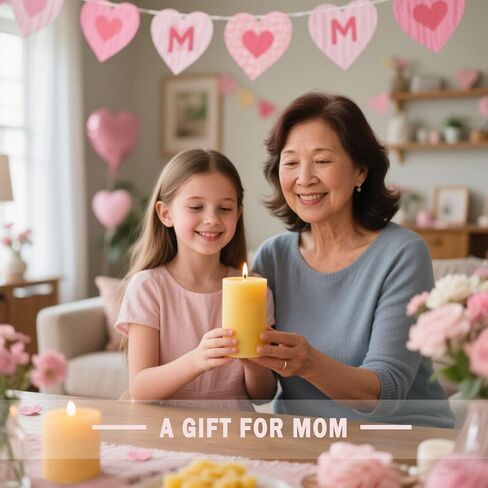 6 عبوات من شموع شمع النحل، شمعة طوارئ مشتعلة لمدة 210 ساعة، شموع عمودية من شمع النحل الطبيعي النقي بنسبة 100% للمنزل، شمعة عمود شمع النحل العضوية غير المعطرة للصلاة، بدون تنقيط وبدون دخان (2x4 بوصة) in Kuwait