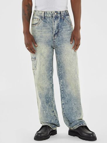 GUESS Originals Faded Denim Carpenter Jeans in Saudi Arabia