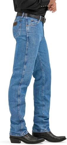 Wrangler Men's 47Mwz Premium Performance Cowboy Cut Regular Fit Prewashed Jeans - 47Mwzpw in Saudi Arabia
