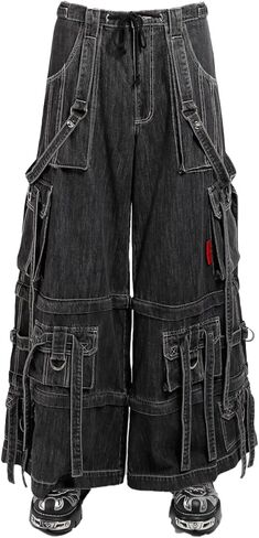 Ring Strap Pants [Black Denim] M in Kuwait