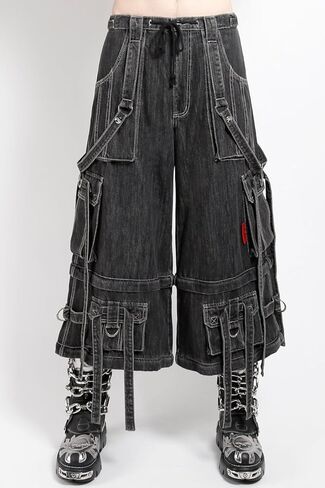 Ring Strap Pants [Black Denim] M in Kuwait