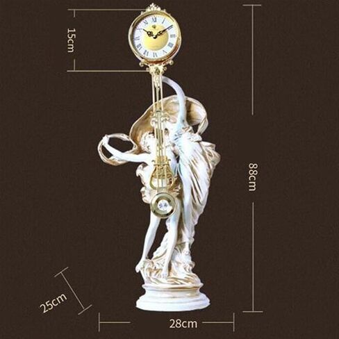 Floor Grandstand Clock Floor Grandfather Clock, Stand Clock Metal Analog Floor Standing Clock Analog Floor Standing Clock Coffee Home Decor Living Room Clock in Saudi Arabia
