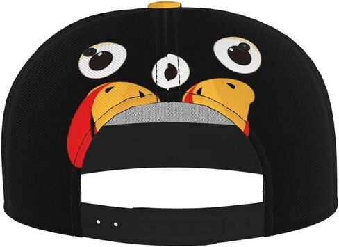 Thanksgiving Turkey Baseball Cap Snapback Hat Adjustable Flat-Brimmed Hip Hop Cap for Men Women & Teens in Kuwait
