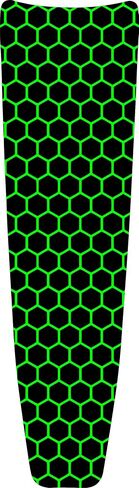 Kustom Cycle Parts Hexagon/Honeycomb Pattern Plastic Dash Panel Console Insert! Compatible with 2024+ Harley Davidson Street Glides & Road Glides. (Orange Hexagon) in Saudi Arabia