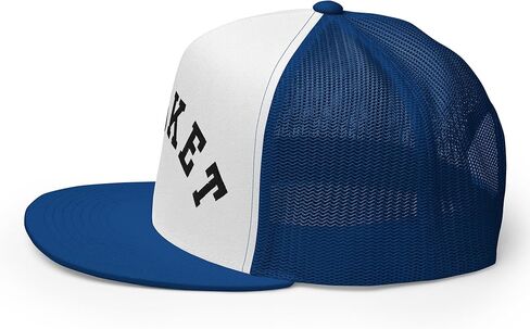 NX Brisket Embroidered Flat Bill Trucker Hat High Crown Adjustable BBQ Cap in Saudi Arabia