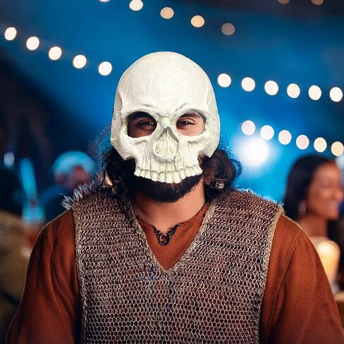 Face Mask Foam Skull | Foam Skull Mask | White Skull Masks | Skeleton Costume Masks | Horror Masks | Scary Halloween Costume in Saudi Arabia