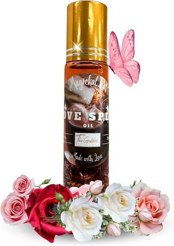 Oshun Spiritual Charged Fragrance Roll-On for Love, Wealth, Fertility and Marriage | The Original Pheromone Infused Essential Oil Perfume Cologne - Unisex For Men and Women - TSA Ready in Saudi Arabia