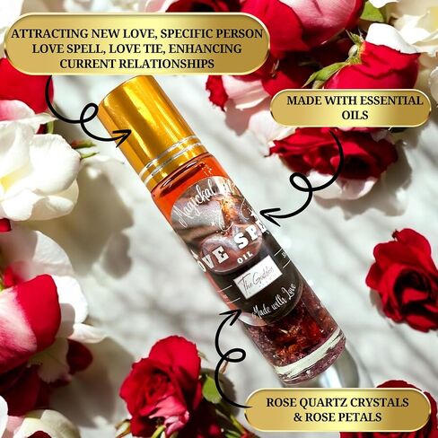 Oshun Spiritual Charged Fragrance Roll-On for Love, Wealth, Fertility and Marriage | The Original Pheromone Infused Essential Oil Perfume Cologne - Unisex For Men and Women - TSA Ready in Saudi Arabia