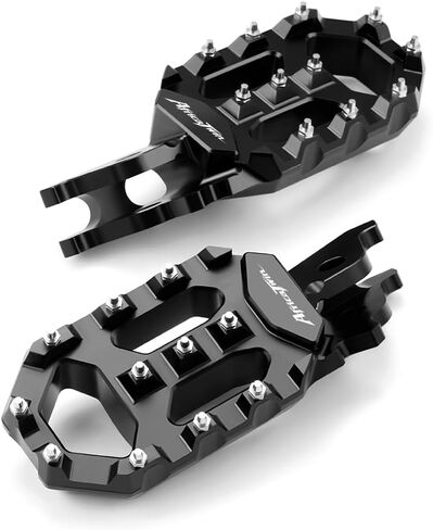 Motorcycle Dirt Bike Foot pegs Rest Pedals For CRF 1000L AFRICA TWIN/DCT 2018-2024 CRF 1100L AFRICA TWIN/ADV SPORTS ES/DCT 2020-2024 Accessories (Africa Twin-black) in Saudi Arabia
