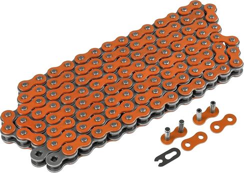 Caltric Orange Drive Chain Compatible with Honda Cbr600F4 Cbr600F4I 1999 2000 2001 2002 2003 2004 2005 2006 in Saudi Arabia