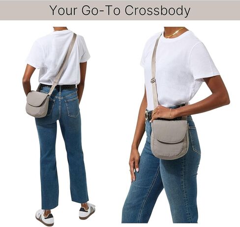 Baggallini Swift Flap Mini 6.3"x7" Lightweight Small Travel Purse with Crossbody Strap and RFID in Saudi Arabia