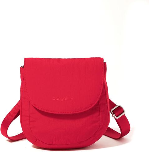 Baggallini Swift Flap Mini 6.3"x7" Lightweight Small Travel Purse with Crossbody Strap and RFID in Saudi Arabia