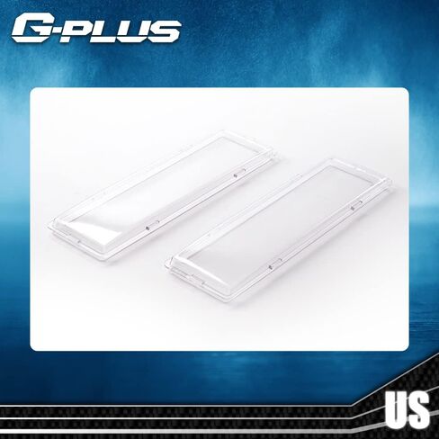 G-PLUS Front Headlight Lenses Cover Compatible with 1994-1998 C10 C/K Tahoe Suburban Silverado,Left & Right Side Replacement Pair (Clear Lens) in Saudi Arabia