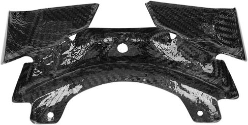 Taillight Guard Cover, Carbon Fiber Motorcycle Taillight Cover Rear Taillight Guard Cover Motorcycle Accessories Replacement Fit for MT-10/FZ-10 2016-2018, Black in Saudi Arabia