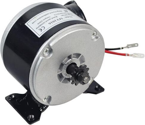 محرك AlveyTech 24 فولت 350 وات لجهاز Razor iMod، MX350 (الإصدارات 1-8)، دراجة ترابية MX400، عربة الكثبان الرملية - أجزاء كهربائية، 24 فولت تيار مستمر، 11 سن #25 سلسلة ضرس، 2750 دورة في الدقيقة، موديل MY1016 in Saudi Arabia