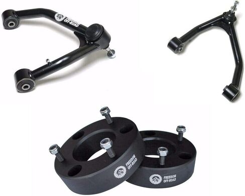 Freedom Off-Road Front Upper Control Arms + 2.5" Lift Leveling Spacers in Kuwait