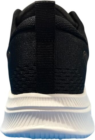 D's Performance Running Shoes, Black with White Soles, Mesh Upper, Cushioned Platform, Athletic Training Sneakers in Saudi Arabia