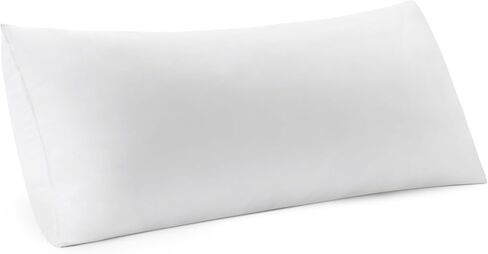 MIULEE 14x36 Inch Premium Lumbar Throw Pillow for Bed Sofa Couch Virgin Microfiber with 100% Cotton Cover Decorative Throw Pillow Insert Stuffer Form in Saudi Arabia