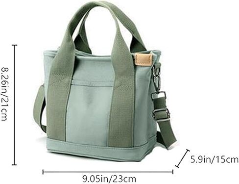 Small Tote Bag with Zipper Tote Bag for Women Canvas Multi Pocket Crossbody Bag Shoulder Satchel Hobo Bag Messenger Bag in Kuwait