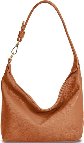 NEBIL Small Hobo Bag For Women Soft Pu Leather Shoulder Purse Slouchy Everyday Trendy Handbags with Zipper 2025 in Kuwait