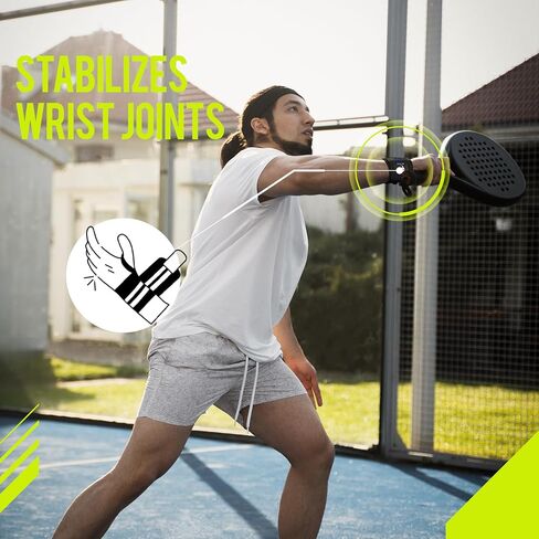 Slim Panda Weightlifting Wrist Wraps- Upgraded Wrist Support with Heavy Duty Thumb Loop for Powerlifting, Bodybuilding, and Weight Lifting Men & Women in Kuwait