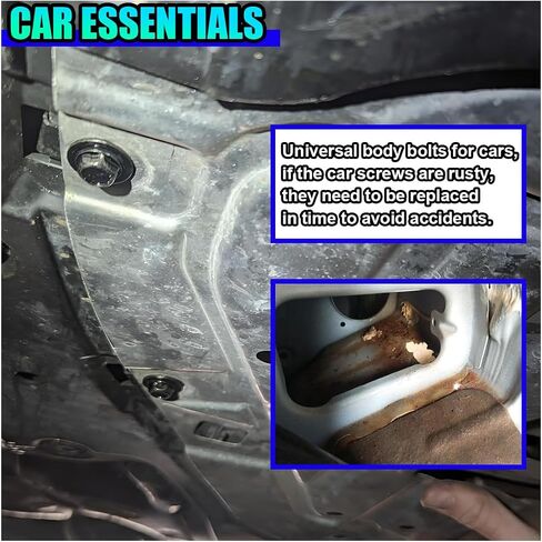 35PCS Engine Under Cover Splash Shield Guard Body Bolts, Car Front Bumper Liner U-Nuts Kit, Push Retainer Fastener Rivet Clips, Car Body Panel Bumper Clips (35PCS) in Saudi Arabia