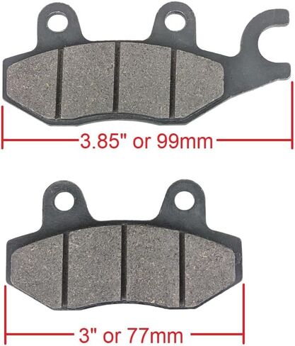 مجموعة وسادات الفرامل الخلفية من RedCap لموديلات RPS Hawk 250 Carb & DLX تناسب X-Pro Hawk 250 BSR Raven 250 الصينية 50cc، 70cc 90cc، 110cc 125cc، 150cc ATVs، الدراجات البخارية، الدراجات الترابية in Saudi Arabia