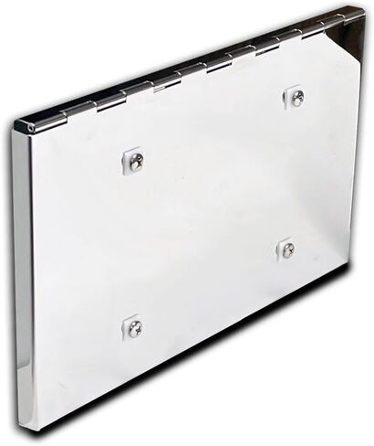 (L914) Stainless Steel - License Plate Holder - Tow Hole Cover Compatible with Pete 379 in Saudi Arabia