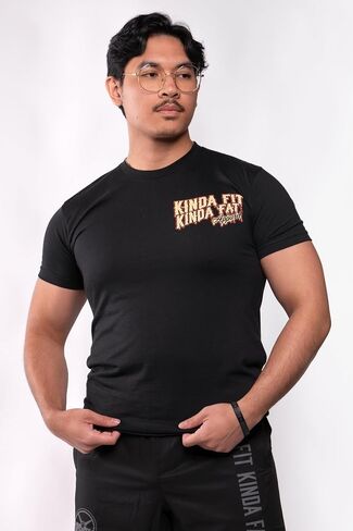 Kinda Fit Kinda Fat Plateroni Pizza Signature Blend T-Shirt in Saudi Arabia
