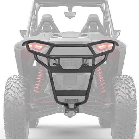 المصد الخلفي UTV مع جهاز استقبال وصلة الوصل متوافق مع Polaris RZR XP 1000/4 1000 4WD 2014-2023 حماية الملحقات الخلفية من الفولاذ شديد التحمل in Saudi Arabia