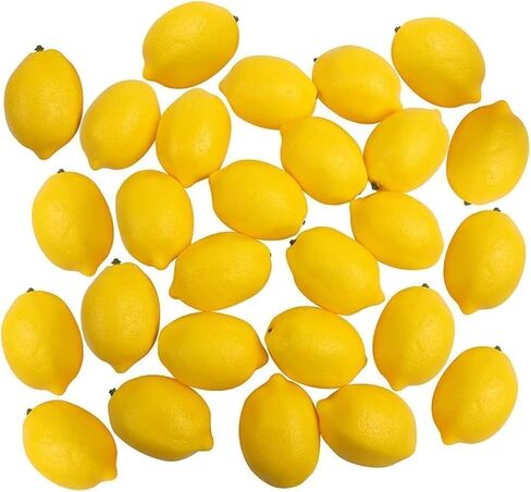 10 Pcs Artificial Mini Lemon Decor Fake Fruit Home Party Festival Decoration Props,Artificial Lemons Simulation Lifelike Small Lemons Fake Fruit for Home Kitchen Wedding Party Decoration Photography in Kuwait