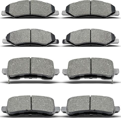 8pcs Front Rear Ceramic Disc Brake Pads Set Replacement For 2018-2023 Honda Odyssey All models in Saudi Arabia