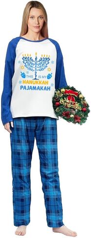 Have A Jolly Christmas Plus Size Christmas Matching Pajamas Set in Saudi Arabia