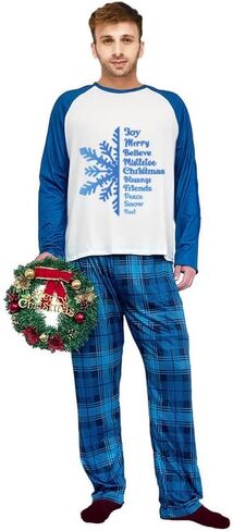 Have A Jolly Christmas Plus Size Christmas Matching Pajamas Set in Saudi Arabia