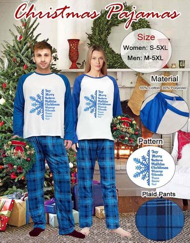 Have A Jolly Christmas Plus Size Christmas Matching Pajamas Set in Saudi Arabia