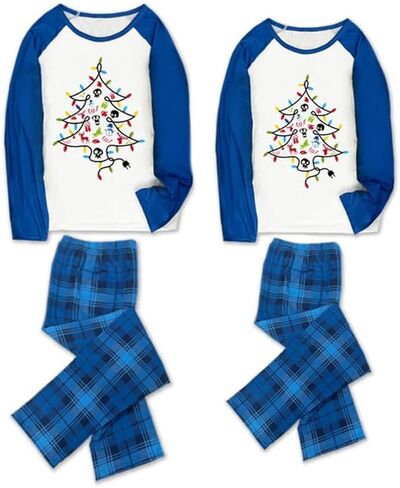 Have A Jolly Christmas Plus Size Christmas Matching Pajamas Set in Saudi Arabia
