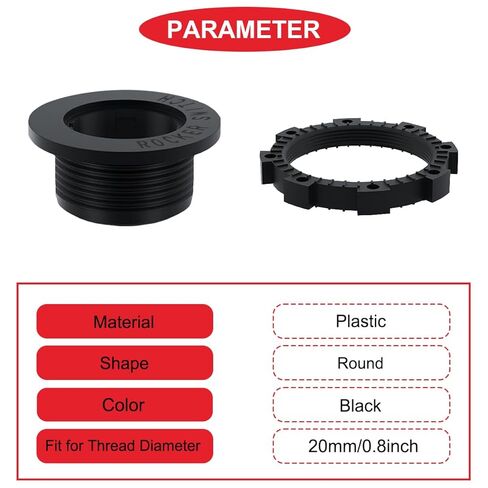 4 قطعة 20 مللي متر/0.8 بوصة أسود مستدير الروك التبديل قذيفة تصاعد لوحة مقاوم للماء الغبار غطاء بلاستيكي ل الروك تبديل التبديل البحرية السيارات RV سيارة شاحنة in Kuwait