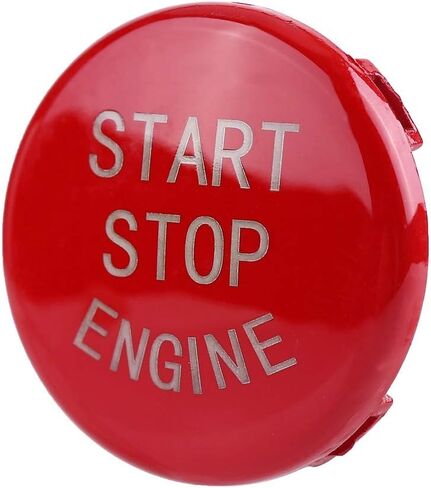 غطاء زر تشغيل محرك السيارة لهيكل E 3 Series E90 E91 E92 E93 5 Series E60 2004-2009 X1 E84 X3 E83 X5 E70X6 E71X6 E72 (أسود) in Saudi Arabia