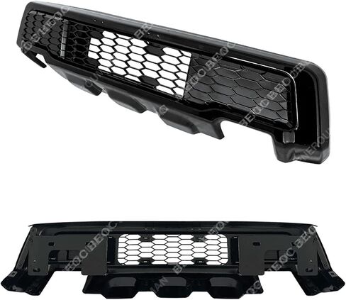 مجموعة المصد الأمامي مع مصابيح DRL LED لموديلات بيك اب Ford F150 2018 2019 2020 F-150 (باستثناء Raptor)، استبدال مصد الشاحنة على طراز Raptor من الفولاذ الأسود in Kuwait