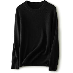 Women's Merino Wool Blend Sweater 2025 Fall Winter Casual Crew Neck Warm Soft Long Sleeve Knit Pullover Sweater in Kuwait