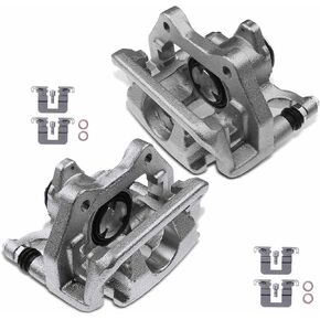 A-Premium Disc Brake Caliper Assembly with Bracket Compatible with Select Acura Models - TLX 2015-2020, Sedan, L4 2.4L, V6 3.5L - Rear Driver and Passenger Side in Kuwait