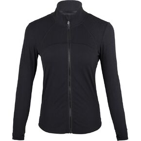 Women’s Yoga Jacket, Slim Fit Lightweight Zip-Up Workout Running Jacket, Quick Dry Long Sleeve Top in Saudi Arabia