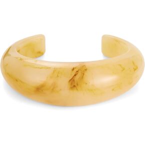 WOWORAMA Acrylic Resin Cuff Bracelet for Women Colorful Acrylic Dome Open Bangles Beige Tortoise Brown Chunky Mottled Acetate Resin Bracelets Jewelry in Saudi Arabia