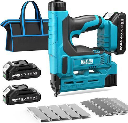 SeeSii Cordless Biscuit Joner ، مجموعة نجار الصفيحة بدون فرش مع بطارية 4.0AH ، محرك قوي 9000 دورة في الدقيقة ، زاوية قابلة للتعديل وحقيبة الغبار ، مجموعة قطع خشب البسكويت للأعمال الخشبية in Kuwait