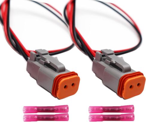2PCS Fender Marker Lights Connector Compatible with Volvo VNL 2018–2024 Front 82750741 82750743 Harness Wire Pigtail in Saudi Arabia
