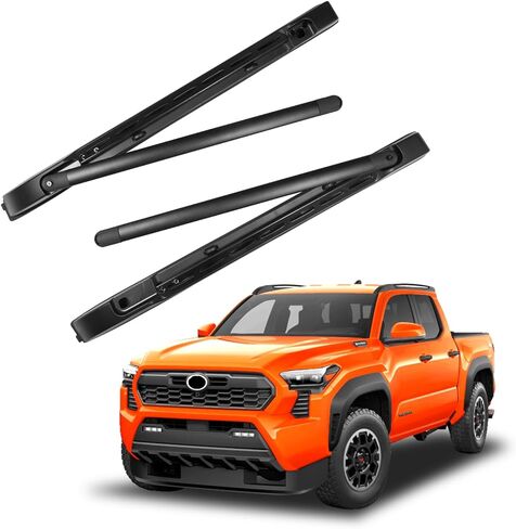 Roof Rack Cross Bars Fit for 2024 2025 Toyota Tacoma Double Cab, Aluminum Roof Bar Cargo Roof Rails Bike Luggage Canoe Carrier Crossbars in Saudi Arabia